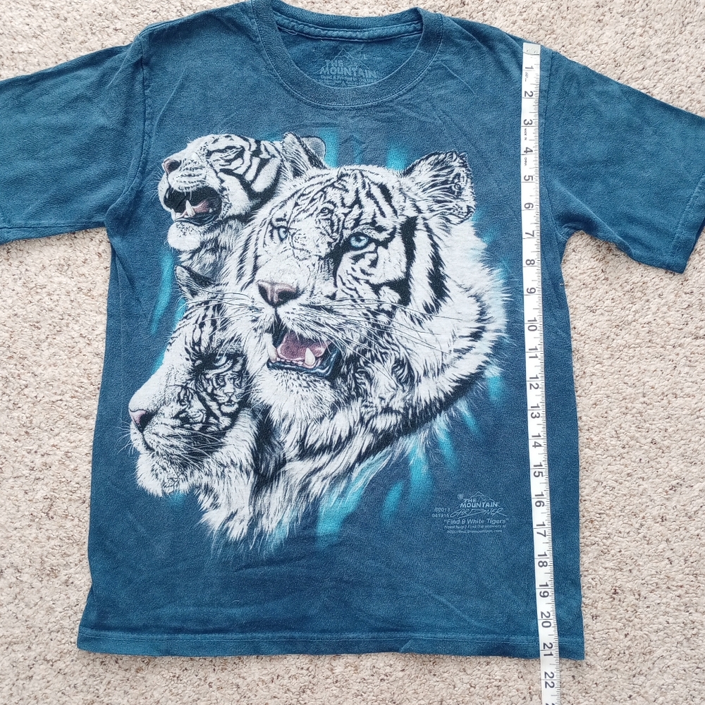 The Mountain White Tiger Kids Shirt - Picture 2 of 6